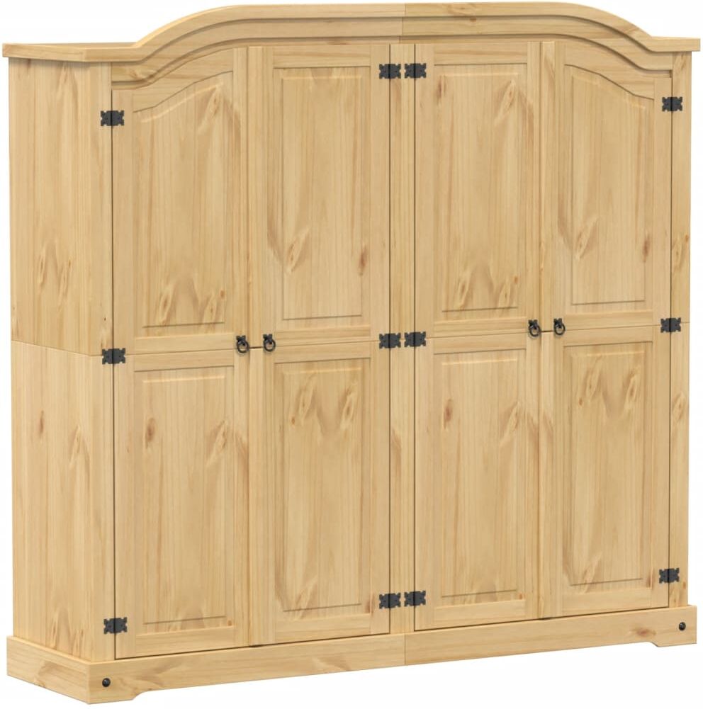 vidaXL Garde-robe Corona 194x52x186 cm bois de pin massif