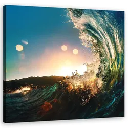 WANDBILD landschaften orange
