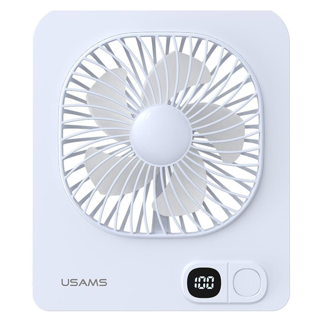 Usams Wentylator USB Wiatraczek magnetyczny na biurko fioletowy (USAMS)