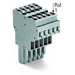 WAGO 769-128 Federleiste 5 mm Zugfeder Belegung: L Grau 10 St.