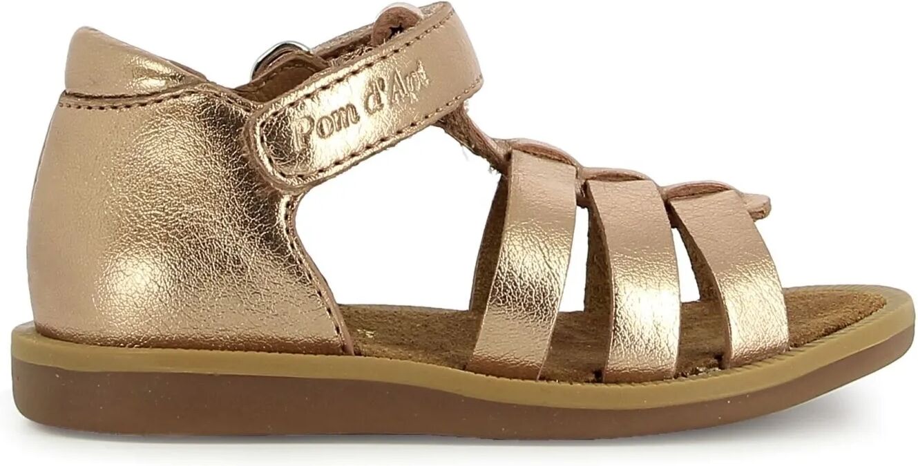 Pom d'Api Sandales Métallisées Air Pur Strap Cuivre 19