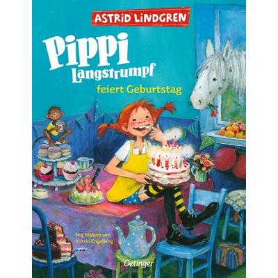Pippi Langstrumpf feiert Geburtstag, Gebundene Ausgabe von Astrid Lindgren, Verlag Friedrich Oetinger GmbH, 978-3-7512-0630-3