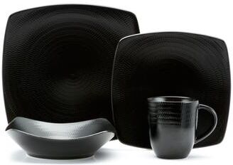 Red Vanilla Black Rice 16-piece Dinnerware Set