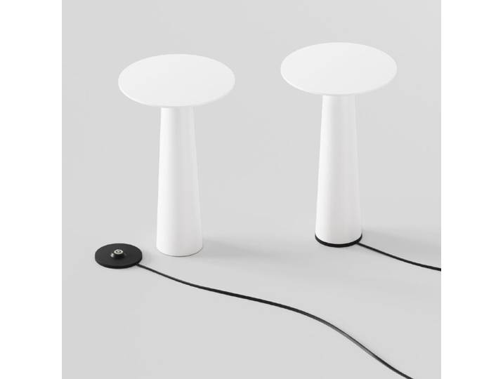 IP44.de Akku-Tischleuchte lix inkl. charging base, Pilzform, Dim