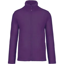 Kariban Herren Microfleece Jacke 'Falco' Fleece-Jacke K911 purple S