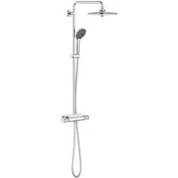 Grohe Vitalio Joy 260 Duschsystem 26403002 mit Thermostat, chrom, Wandmontage