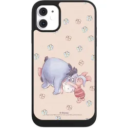 Nivocase Handyhülle für Apple iPhone 11 Hülle NIVOpure Case Schwarz Disney Esel Winnie Puuh Ferkel (Apple iPhone 11), Smartphone Hülle, Schwarz