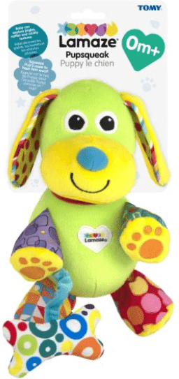 Lamaze Play ; Grow Pupsqueak Interactive Plush Toy for Babies by Tomy