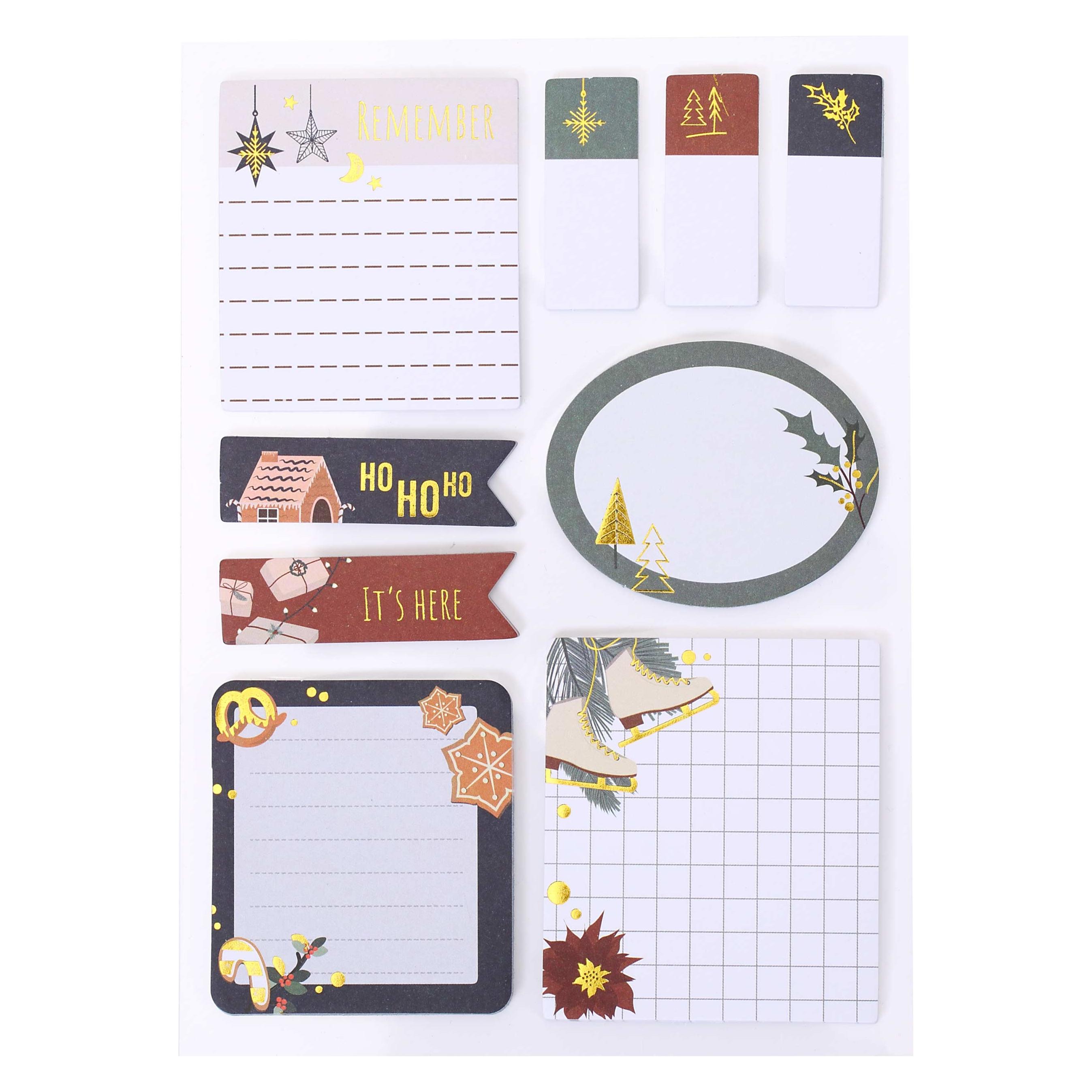 Papierdrachen Sticky Notes Weihnachten - Schlittschuhe (77420736)