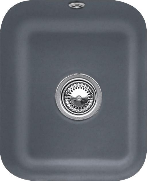Villeroy & Boch Keramikspüle 670402i4, Cisterna 45 Unterbauspüle - inkl.