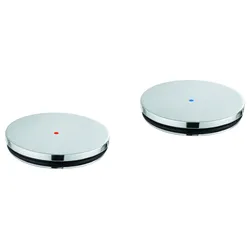 GROHE Kappe 101300 2 Stück chrom, 1013000000 1013000000