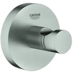 Grohe Essentials Bademantelhaken 40364DC1 supersteel, verdeckte Befestigung