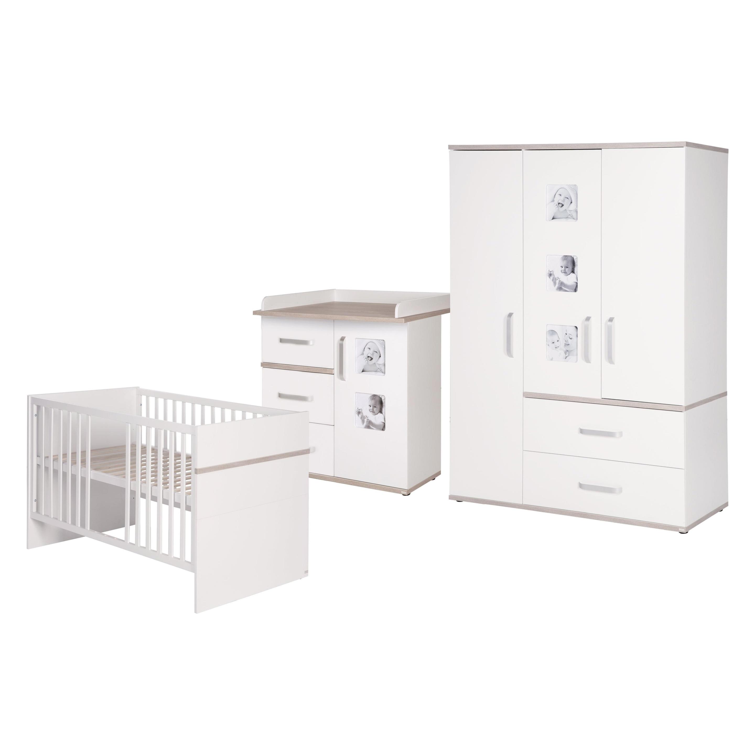 Roba Moritz (Babybett, Kinderkleiderschrank, Wickelkommode) (72401)