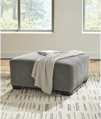 Signature Design by Ashley Seyler Lane Gray Oversized Accent Ottoman