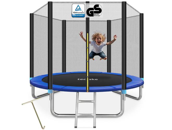 Trampolin Garfunky mit Sicherheitsnetz - 244 cm