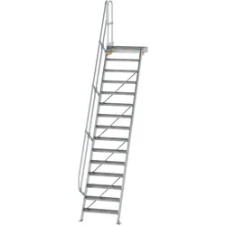 Munk Treppe mit Plattform 60° Stufenbreite 800 mm - 600395