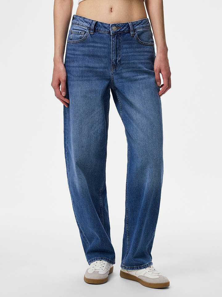 Pieces Jeans - Barrel fit - in Blau - W28/L30