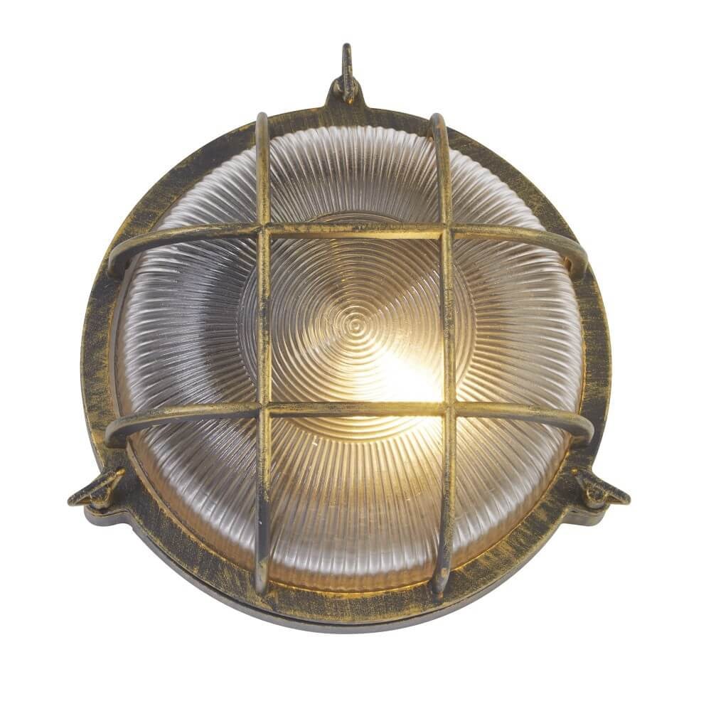 Searchlight Ronde bulls eye Bulkhead Wandlamp 61401BG