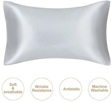 Uplift Essentials Mulberry Silk Rejuvenating Pillowcase silver king