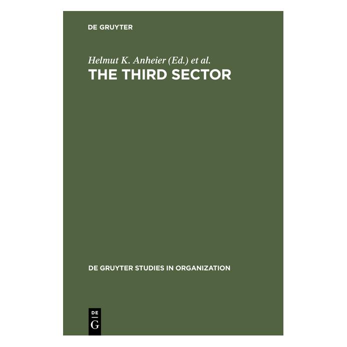 De Gruyter Third Sector,Comparative Studies o.Nonp (Englisch, Hardcover, Helmut Seibel, K. Anheier) (67765497)