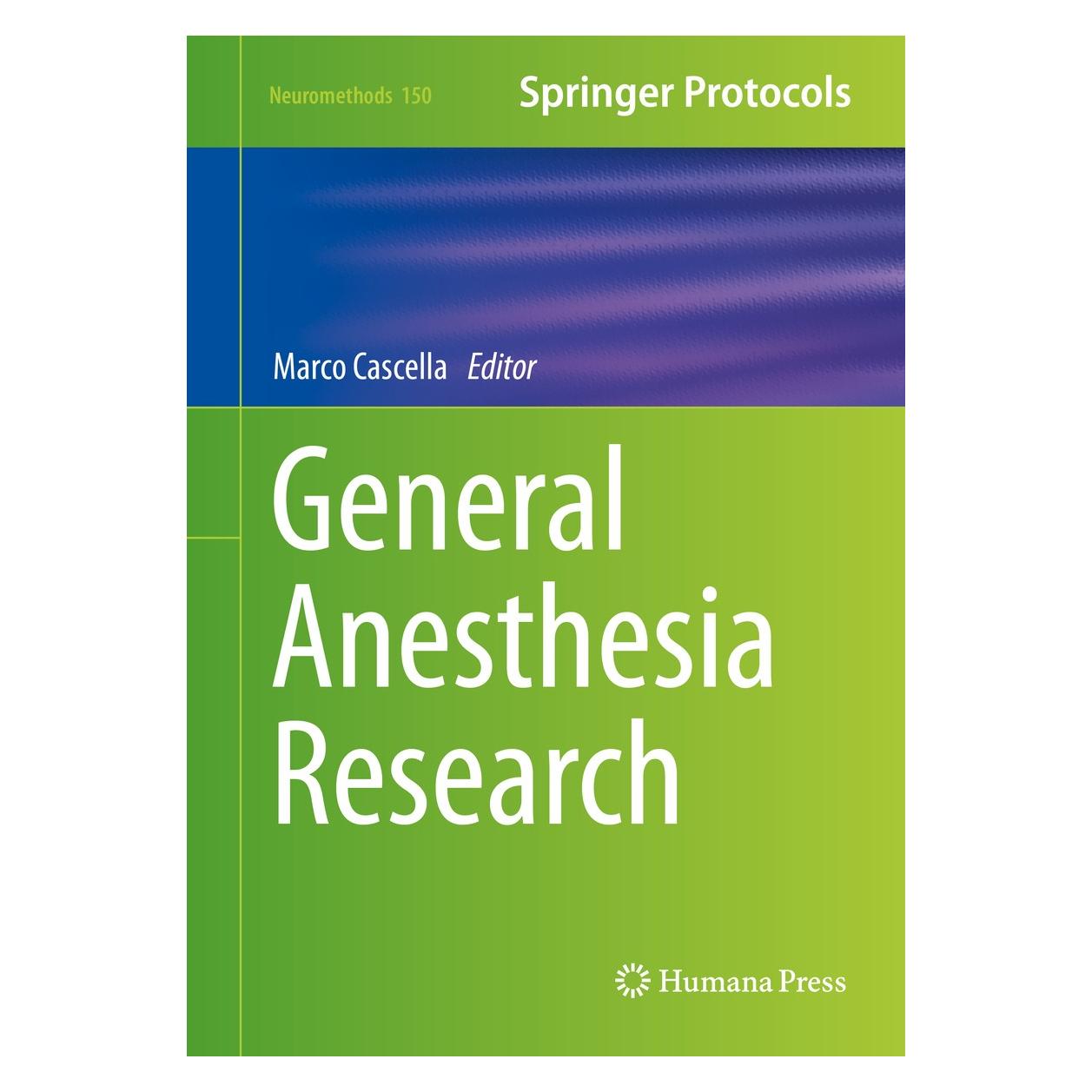 Springer General Anesthesia Research (Englisch, Hardcover, Marco Cascella) (9781493998906)