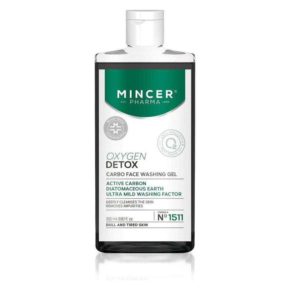 Mincer Pharma Oxygen Detox Carbo-Gel Cleansing No.1511 250Ml (Reinigungsgel, 250 ml) (592434)