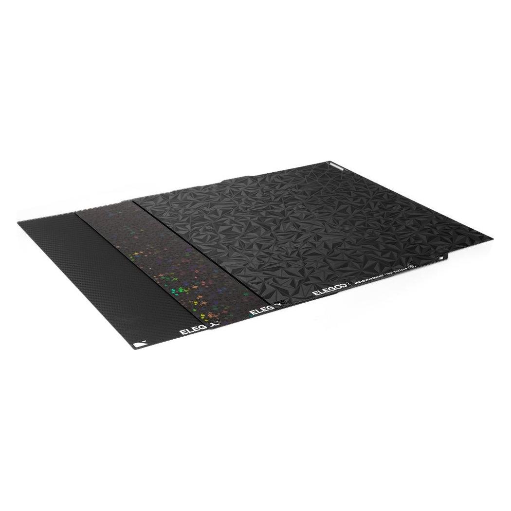 Elegoo Doppelseitiges magnetisches Bauplatten-Set - 256 x 256 mm - 3 Stück - Für Centauri-3D-Drucker (70425058)