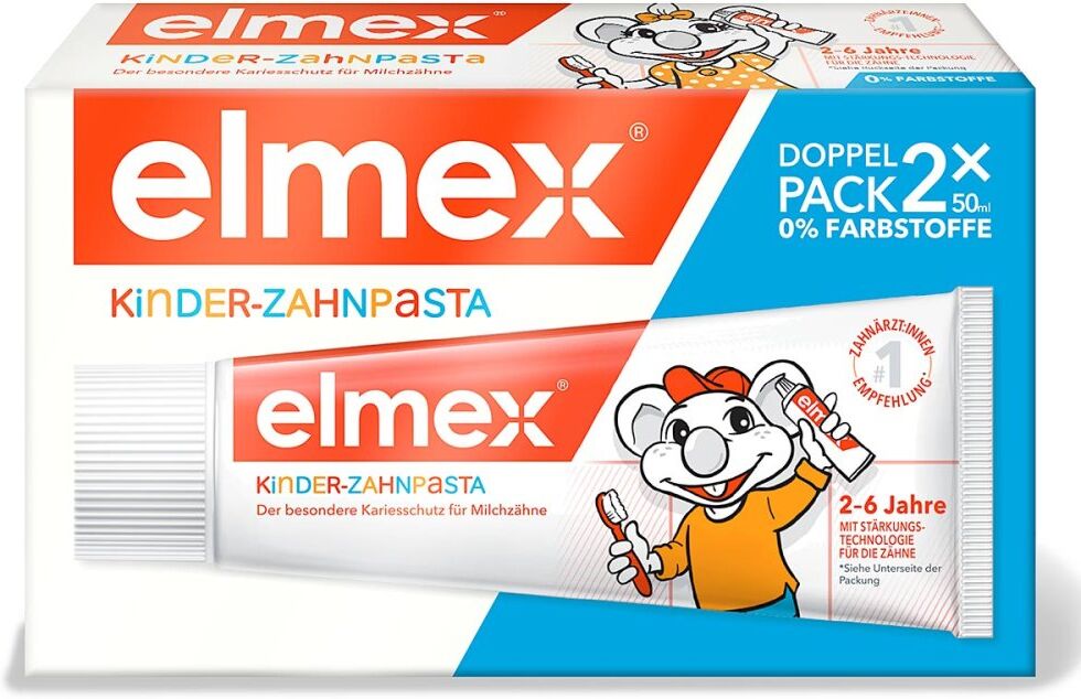 Elmex Kinderzahnpasta 2-6 Jahre Duo Pack