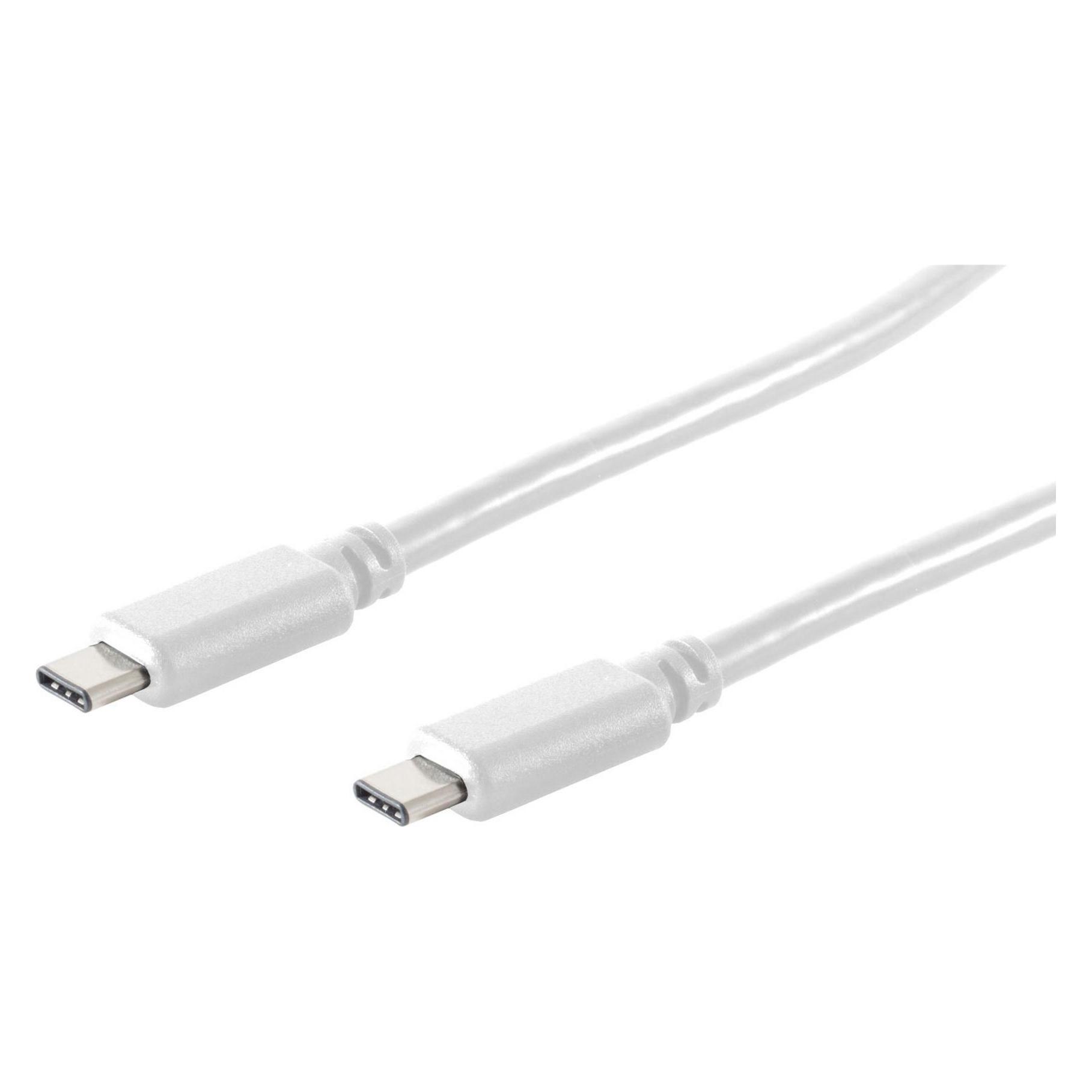 Shiverpeaks 13-45026 1m USB C USB C Männlich Männlich Weiss USB Kabel (1 m, USB 3.2 Gen 2) (13-45026)