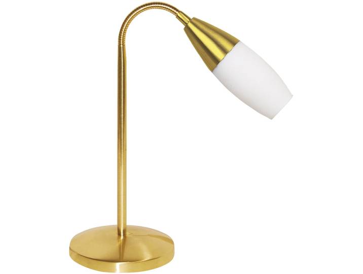 NÄVE LED Tischleuchte Gola , gold (messingfarben matt), 1, H: 40cm, 1 Stk., Leuchten, Messingleuchte mit LED Leuchtmittel, LED Tischleuchte