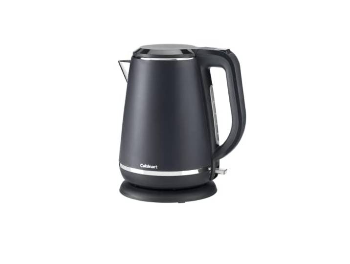 Cuisinart Elektrische waterkoker met kan, snel koken, draadloos, 3 kW, grijs, roestvrij staal, 1,5 l inhoud, onderdeel van een gecoördineerde waterkoker en broodroosterset