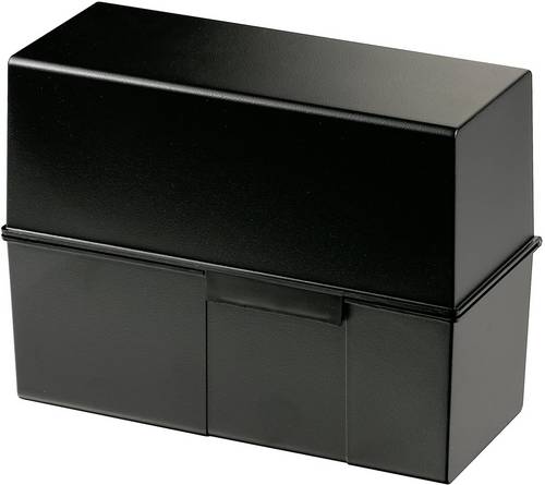 HAN Karteikasten 975-13 Karteibox Schwarz max. Anzahl der Karten: 500 Karten DIN A5 quer