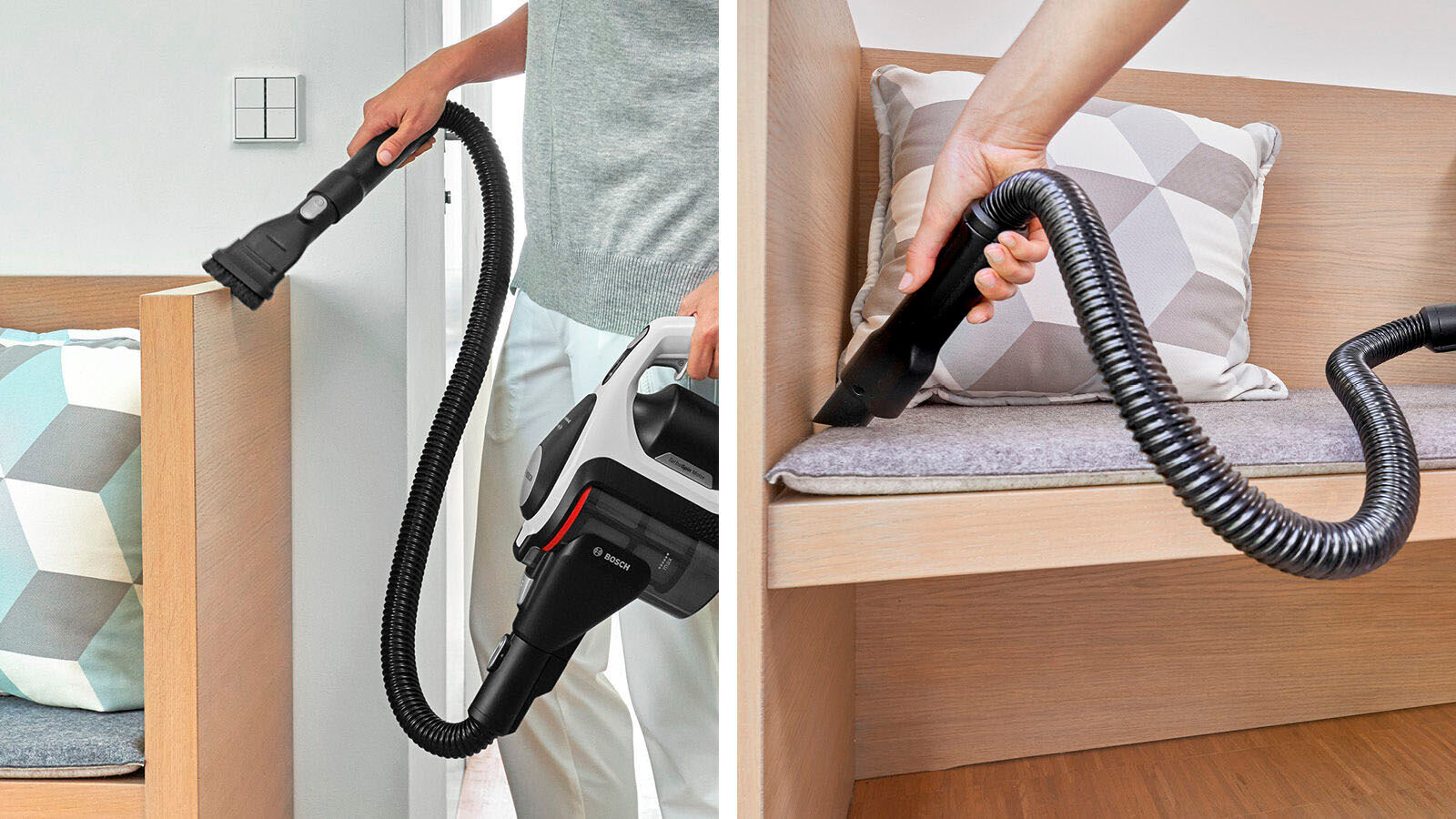 Bosch flexibler Schlauch "BHZUFEHN", schwarz, B:4,5cm H:8,6cm T:136,5cm, Haushaltsgeräteschläuche, flexibler Verlängerungsschlauch, flexibler Schlauch schwarz Einheitsgröße