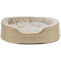 Trixie Vital Hondenmand Lino Soft Ovaal Beige / Creme, Hundebett + Katzenbett