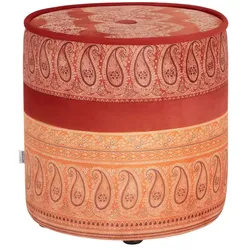 bassetti by SCHRÖNO Pouf  Tinetto ¦ orange ¦ Maße (cm): H: 44  Ø: 43.0