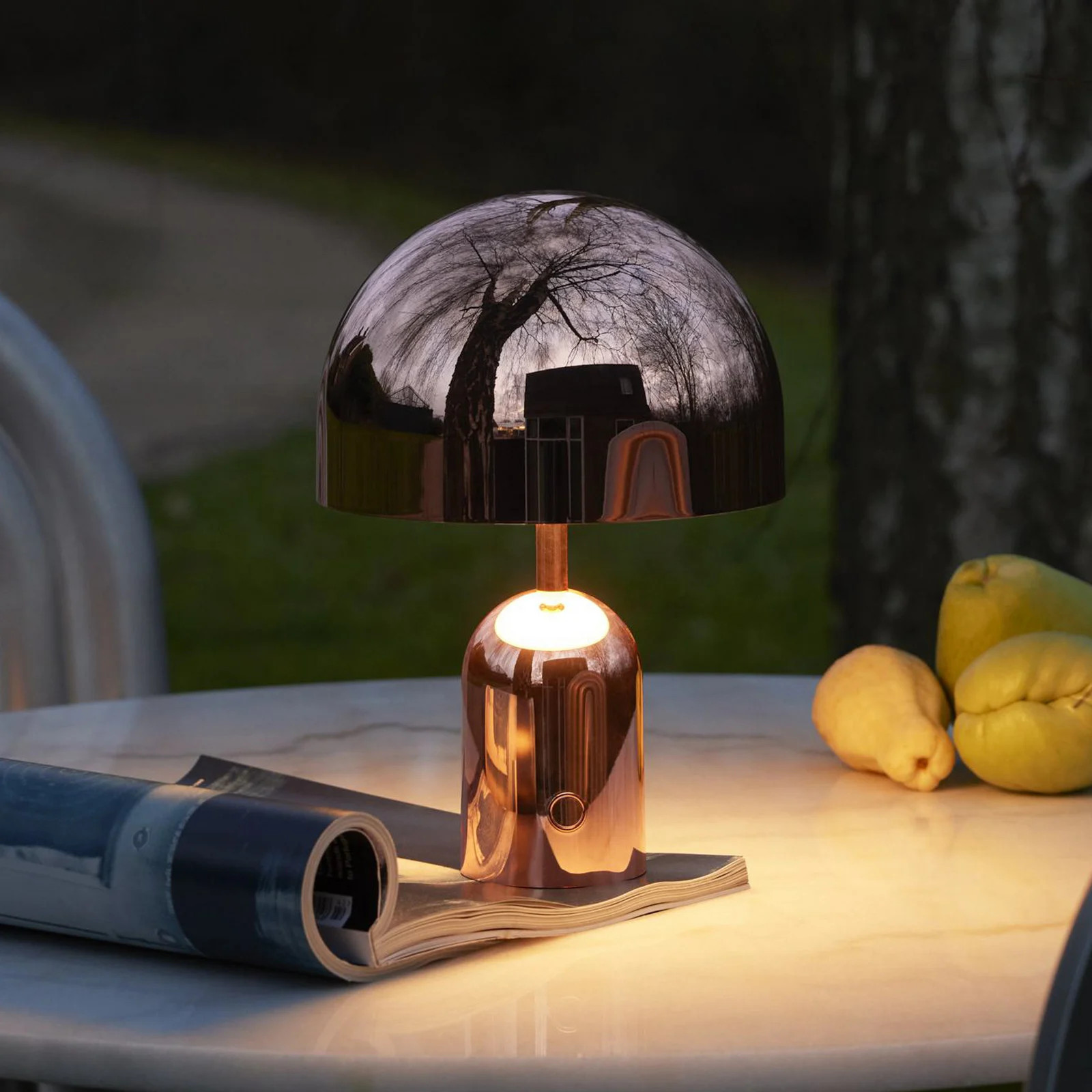 Tom Dixon Bell Draagbare Tafellamp Copper - LED - Oplaadbaar