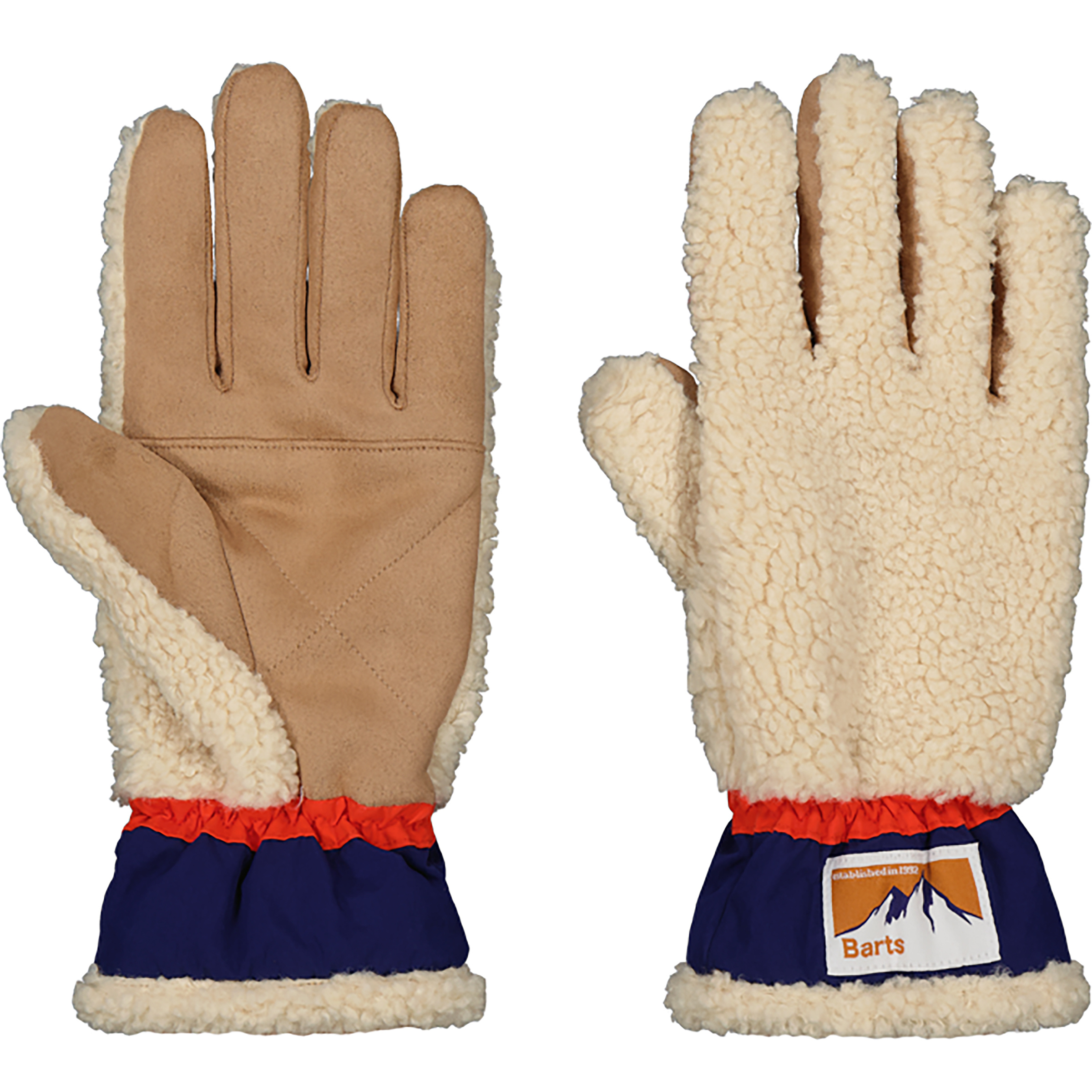 Barts Isafjord Fingerhandschuhe beige Größe L Lifestyle Atmungsaktiv