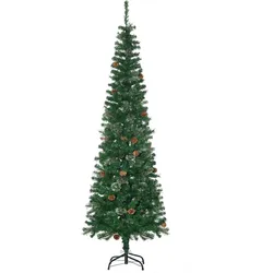 KÜNSTLICHER-WEIHNACHTSBAUM, 195 cm Christbaum mit 556 Spitzen für Weihnachten