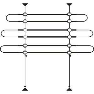 Kerbl Kofferraum-Trenngitter 84647, für Boden / Himmel, 75 - 110 cm verstellbare Höhe, verstellbare Breite 85 - 140 cm