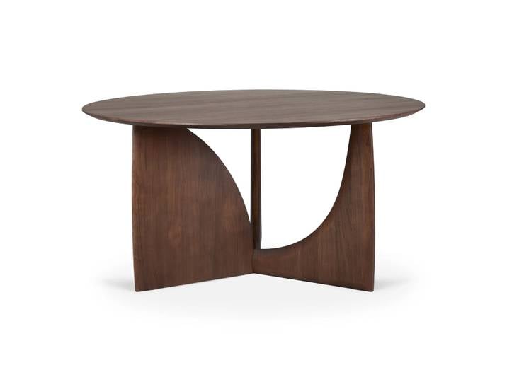 Ethnicraft Geometric Esstisch Dunkel gebeizt Teak 150 cm