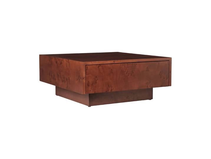 Ferm Living Burl storage Couchtisch 70x70 cm Dark stained burl