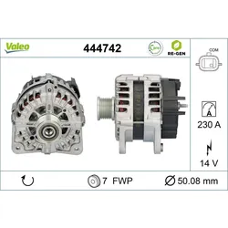 Generator VALEO 444742 für Opel Renault Movano B Master III