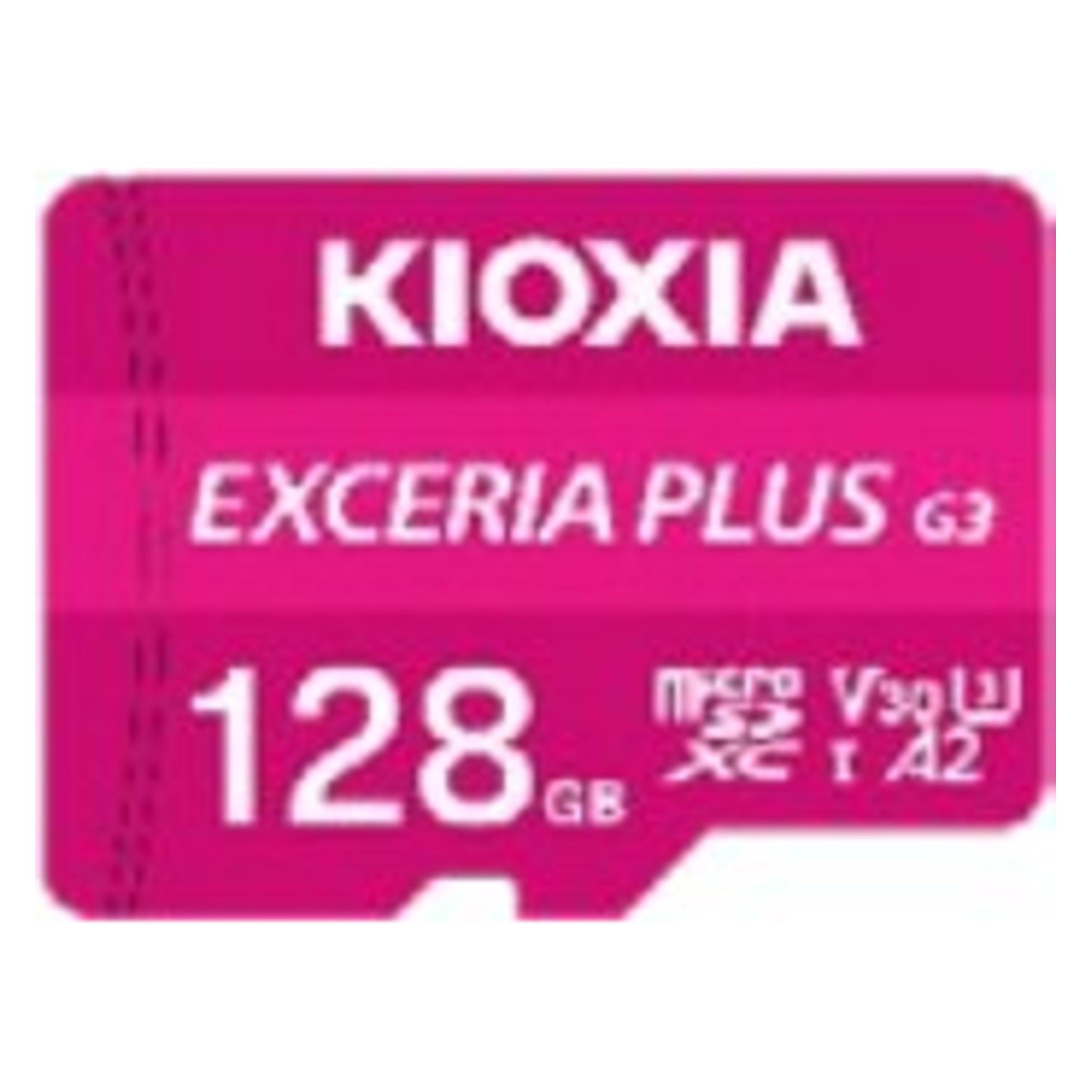 Kioxia 128GB Exceria Plus G3 (128 GB, microSDXC, U3, UHS-I) (LMPL3M128GG2)