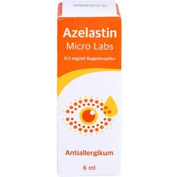 Azelastin Micro Labs 0.5 mg/ml Augentropfen 6 ML