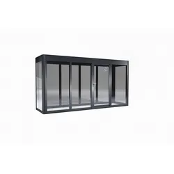 SunElements Design Gewächshaus SunCasa Modern mit Photovoltaik-Option Modern 4.1 anthrazit-metallic, Wand/Dach: 6mm Acrylglas