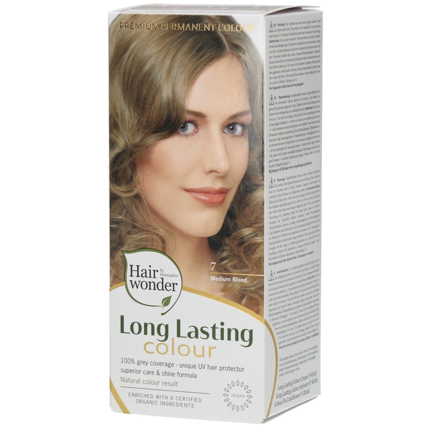 Hennaplus Long Lasting medium blond 100 ml Flüssigkeit