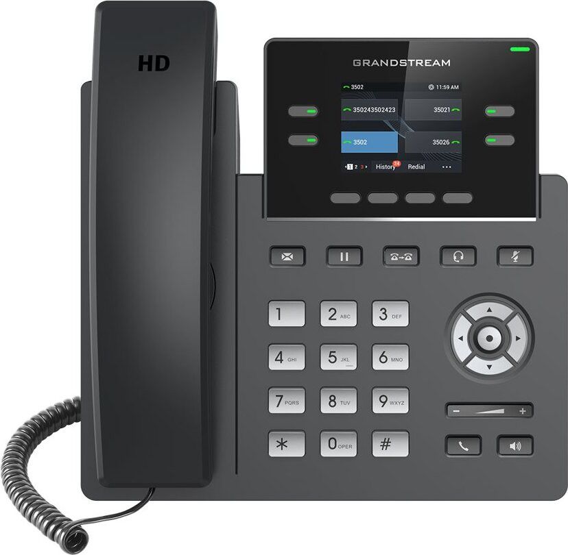 Grandstream GRP-2612 HD IP Telefon inclusief netdeel