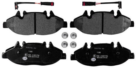 HELLA 8DB 355 010-651 Brake pad set