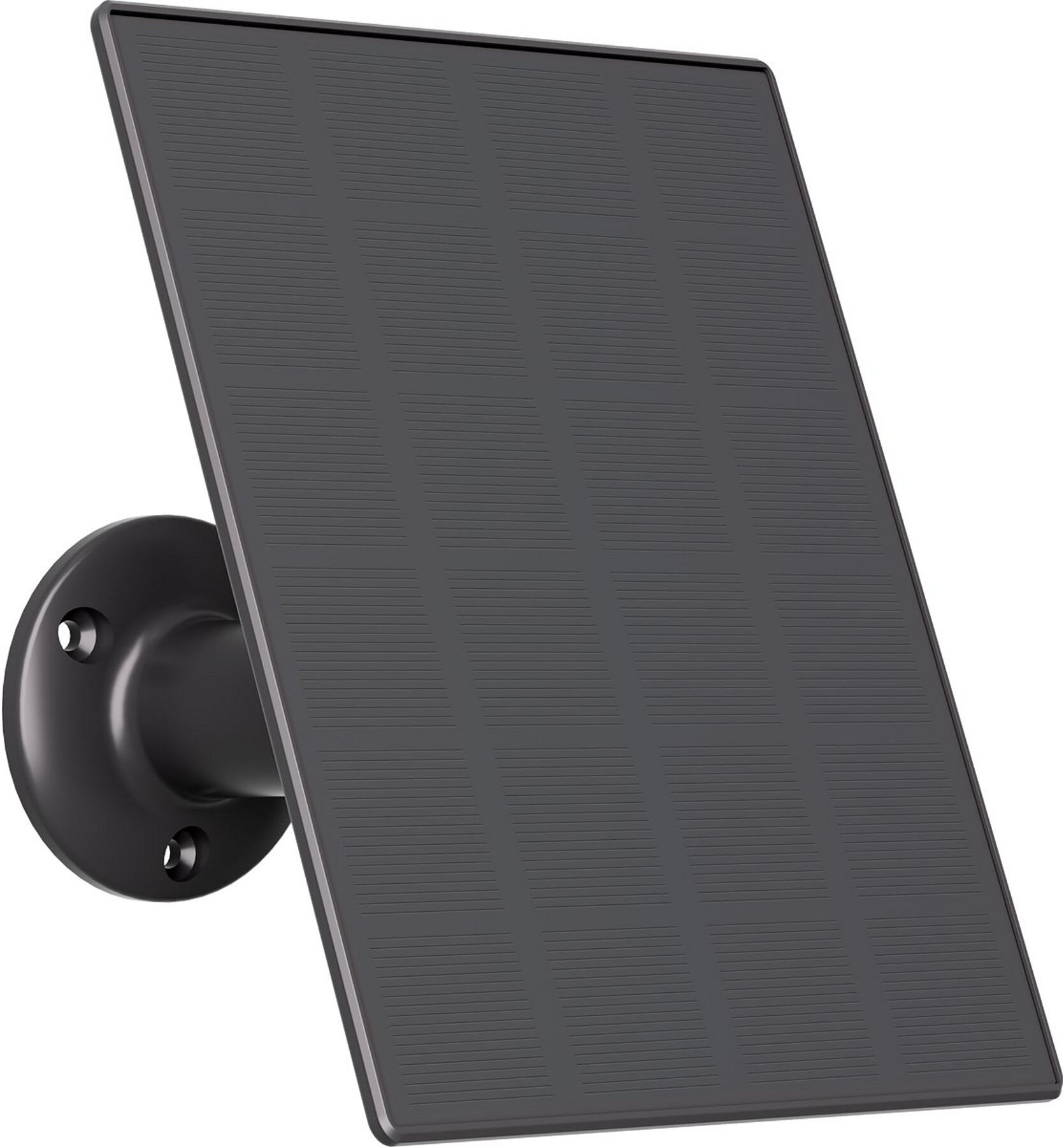 Protectly Solarpanel 3W für drahtlose Sicherheitskameras, Schwarz