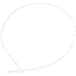 1000 Rasterschlaufen / Rasterfäden, 225 mm, Kunststoff natur, PP, transparent
